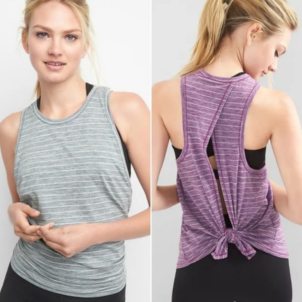 Gap fit breathe open back tank